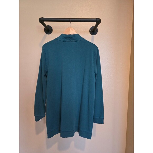 Blue / green colored soft surroundings pull over tunic women's size medium - Picture 4 of 8